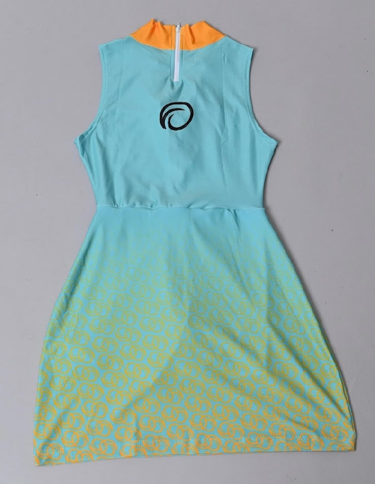 Exercise Girls Suit Mint/Mustard