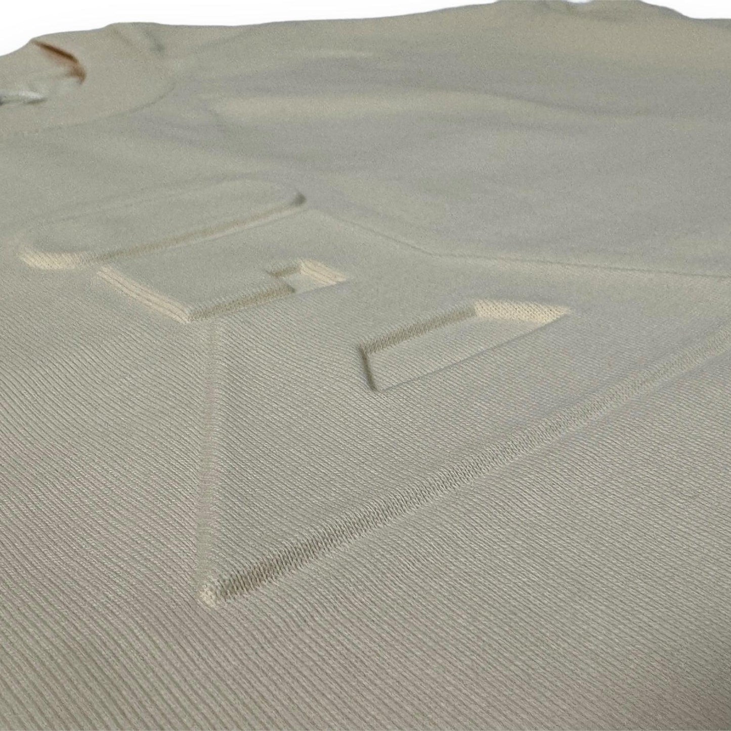 DLAB Oversized Embossed Tee Cream - DlabStore