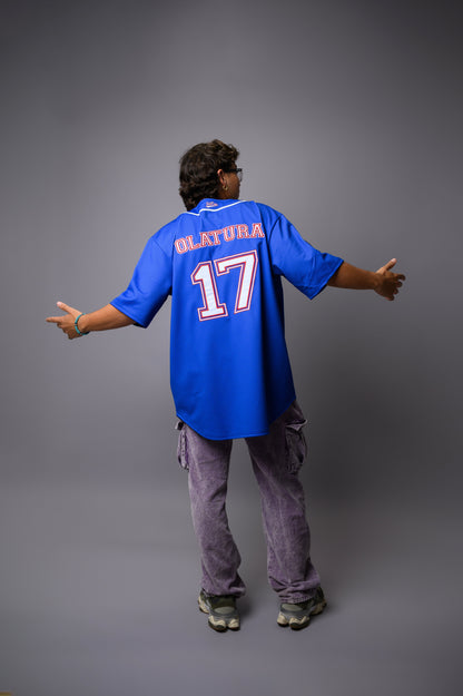 PéErre Baseball Jersey in Royal Blue