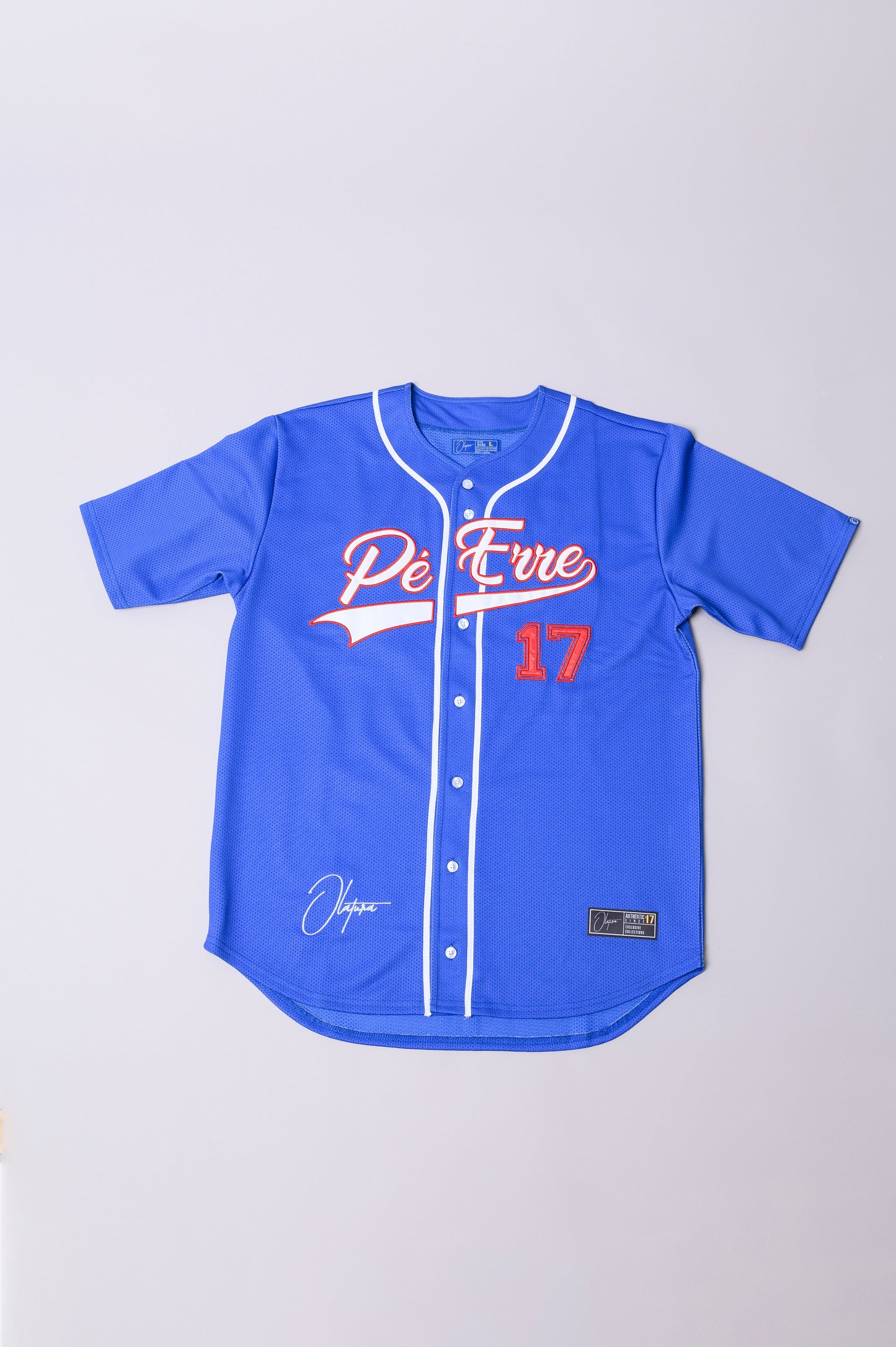 PéErre Baseball Jersey in Royal Blue