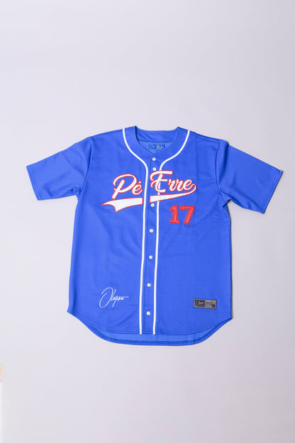 PéErre Baseball Jersey in Royal Blue