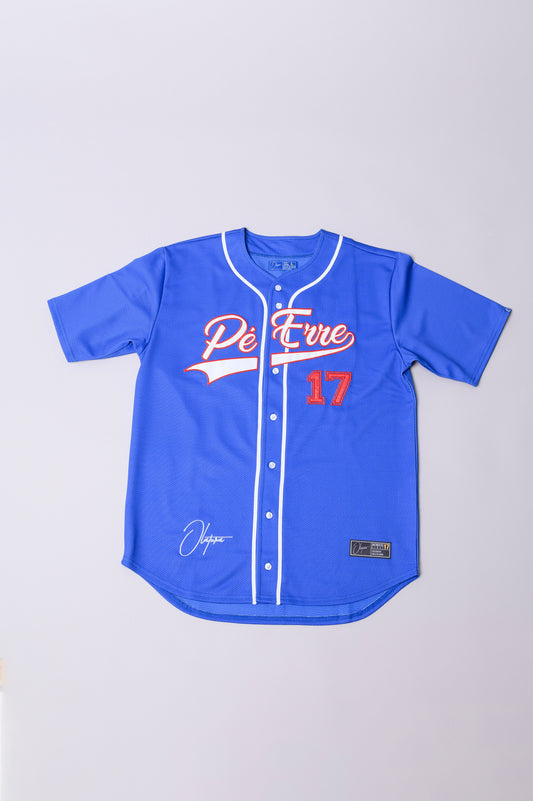 PéErre Baseball Jersey in Royal Blue