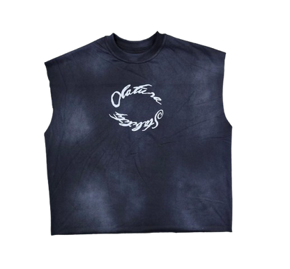 OLATURA STABILITY Black/Wash Puff Muscle Tee