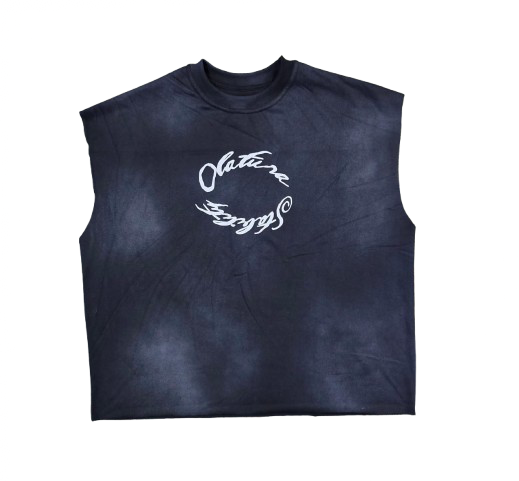 OLATURA STABILITY Black/Wash Puff Muscle Tee