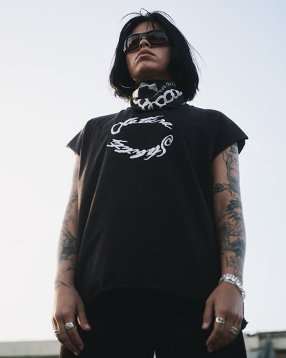 OLATURA STABILITY Black/Wash Puff Muscle Tee